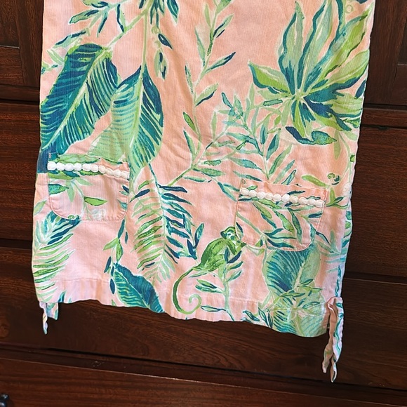 LILY PULIZTER DRESS pink and green size 6 - Picture 3 of 5